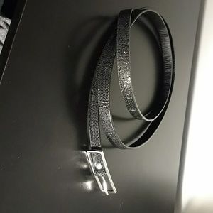 Torrid Black Sequin Waist Belt